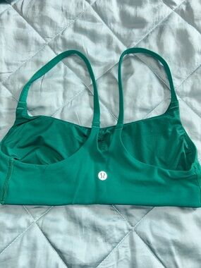 lululemon athletica Teal Green Thin-Strap Sports Bra